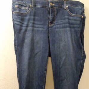 Torrid blue skinny jeans